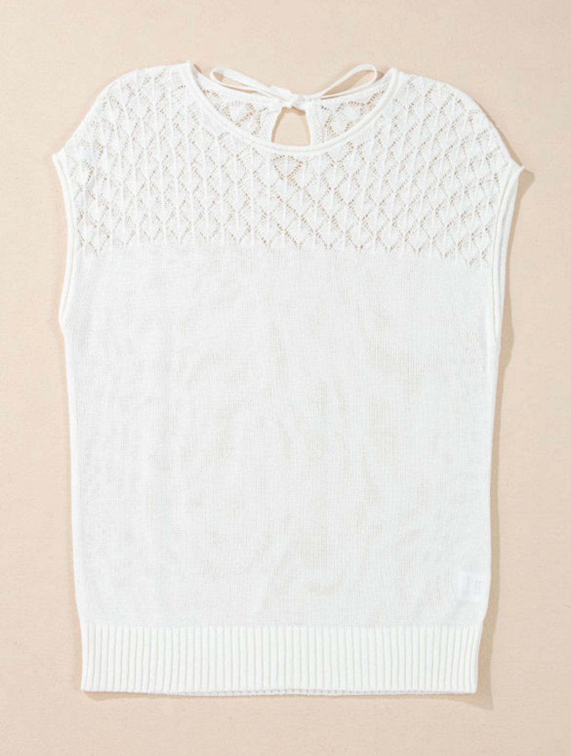 Eyelet Knit Sweater